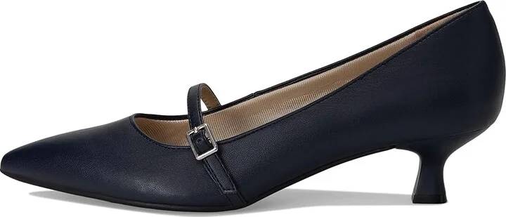 LifeStride Madelyn High Women's Heels Lux Navy : 7 W (C), Faux Leather - Image 6