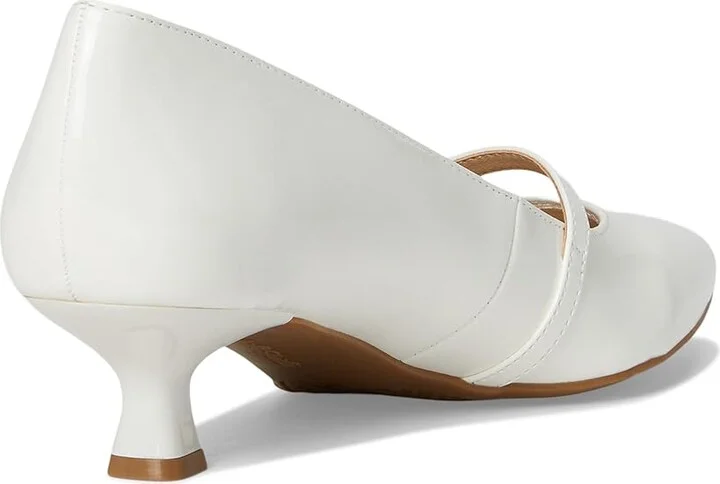 LifeStride Madelyn Mary Jane Shoes Women's Shoes White Patent : 9 W (C), Synthetic - Image 4