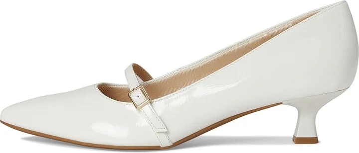 LifeStride Madelyn Mary Jane Shoes Women's Shoes White Patent : 9 W (C), Synthetic - Image 6