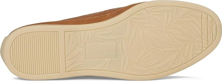 LifeStride Malta Loafer/Moc Women's Flat Shoes Tan : 9 W (C), Leather/Textile - Image 3