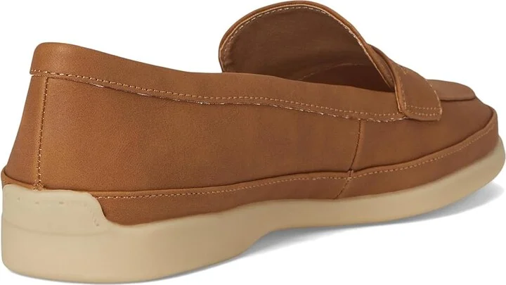 LifeStride Malta Loafer/Moc Women's Flat Shoes Tan : 9 W (C), Leather/Textile - Image 4