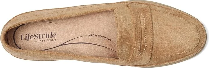 LifeStride Malta Women's Flat Shoes Cuoio Taupe : 7.5 M (B), Leather/Textile - Image 2