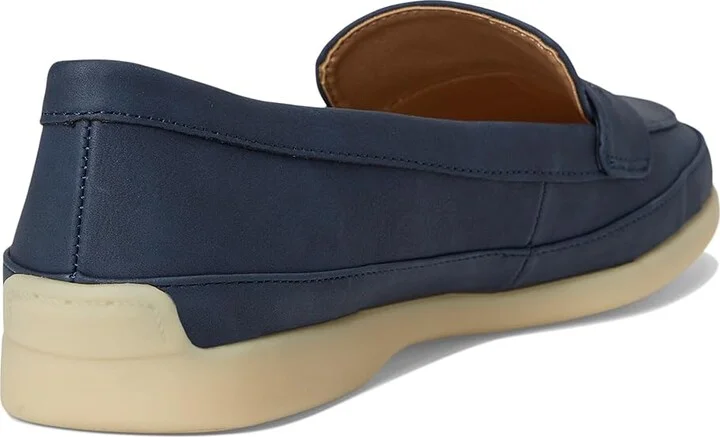 LifeStride Malta Women's Flat Shoes Lux Navy : 7 W (C), Leather/Textile - Image 4