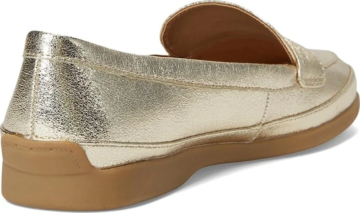 LifeStride Malta Women's Flat Shoes Platino Gold Metallic : 9 M (B), Leather/Textile - Image 4
