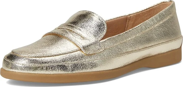LifeStride Malta Women's Flat Shoes Platino Gold Metallic : 9 M (B), Leather/Textile - Image 5
