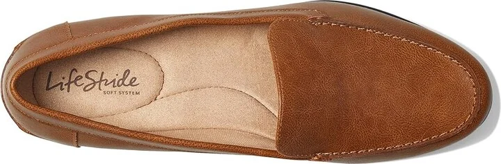 LifeStride Margot Women's Slip-on Dress Shoes Tan : 9.5 W (C), Synthetic - Image 3