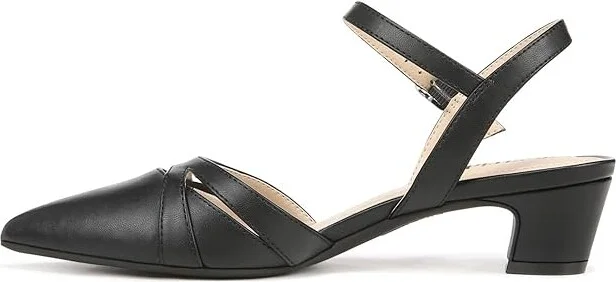 LifeStride Marlee Kitten Heel Pumps High Women's Heels Black : 6.5 W (C), Leather/Rubber - Image 5