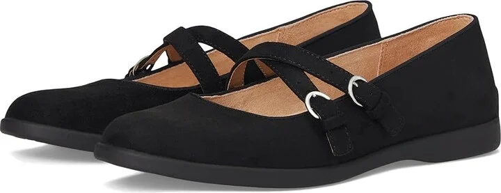 LifeStride Marnie Mary Jane Shoes Women's Flat Shoes Black : 10 M (B), Synthetic
