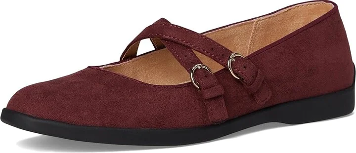 LifeStride Marnie Mary Jane Shoes Women's Flat Shoes California Wine : 8 M (B), Synthetic - Image 5