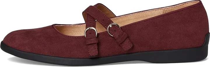 LifeStride Marnie Mary Jane Shoes Women's Flat Shoes California Wine : 8 M (B), Synthetic - Image 6