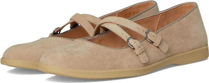 LifeStride Marnie Mary Jane Shoes Women's Flat Shoes Dover Tan : 8 M (B), Synthetic