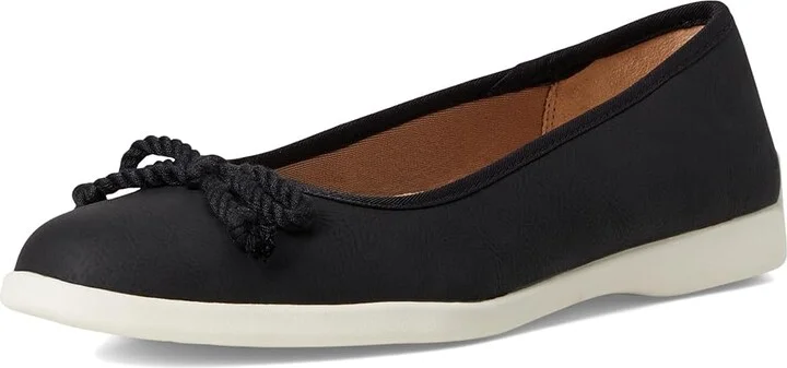 LifeStride Maura Women's Dress Flat Shoes Black : 10 W (C), Faux Leather - Image 5