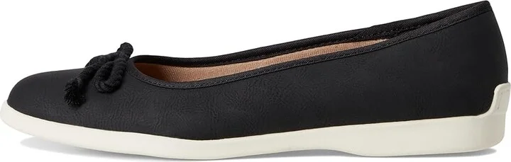 LifeStride Maura Women's Dress Flat Shoes Black : 10 W (C), Faux Leather - Image 6