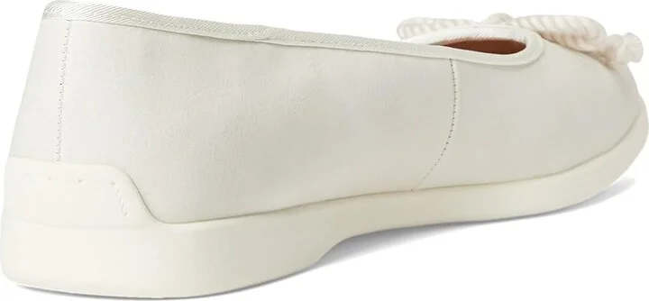 LifeStride Maura Women's Dress Flat Shoes Cloud White : 8 M (B), Faux Leather - Image 4