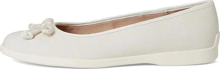 LifeStride Maura Women's Dress Flat Shoes Cloud White : 8 M (B), Faux Leather - Image 6