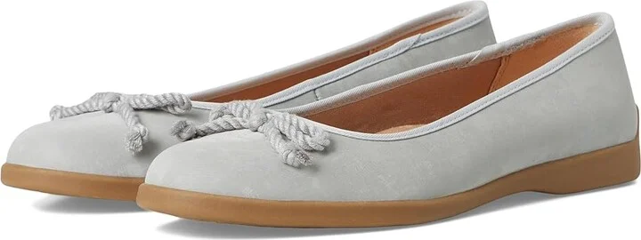 LifeStride Maura Women's Dress Flat Shoes Grey : 11 M (B), Faux Leather