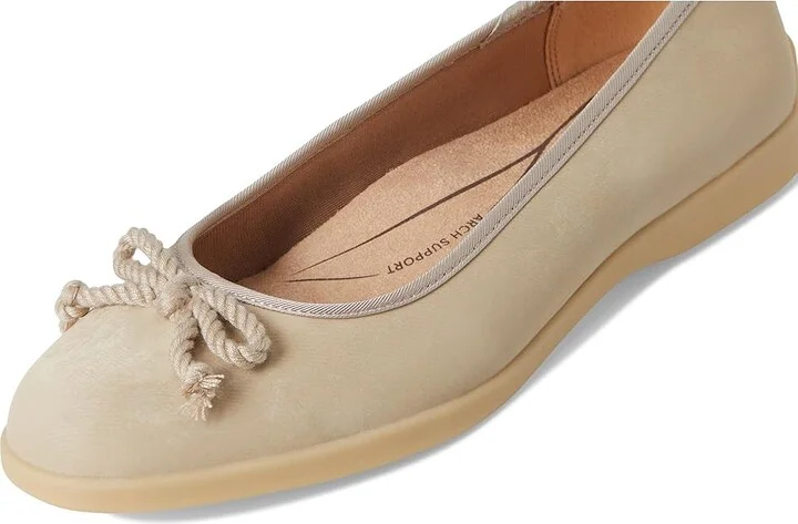 LifeStride Maura Women's Dress Flat Shoes Taupe : 5 M (B), Faux Leather - Image 7
