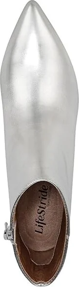 LifeStride Maya Women's Boots Silver : 6 W (C), Leather - Image 2