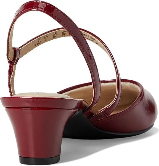 LifeStride Minimalist Dress Pump High Women's Heels Dark Cherry : 7 M (B), Faux Leather/Textile - Image 4
