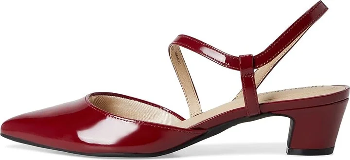 LifeStride Minimalist Dress Pump High Women's Heels Dark Cherry : 7 M (B), Faux Leather/Textile - Image 6
