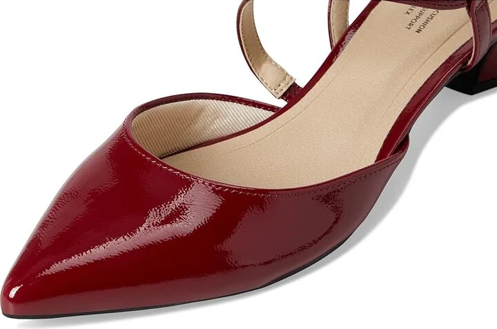 LifeStride Minimalist Dress Pump High Women's Heels Dark Cherry : 7 M (B), Faux Leather/Textile - Image 7