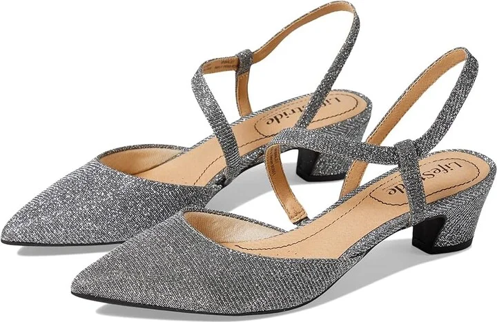 LifeStride Minimalist Women's Shoes Pewter : 9.5 W (C), Synthetic