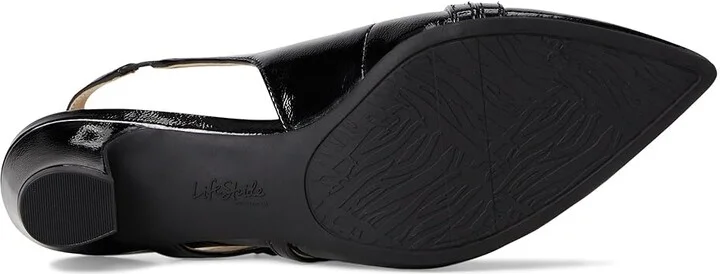 LifeStride Monique High Women's Heels Black : 6 M (B), Leather - Image 3
