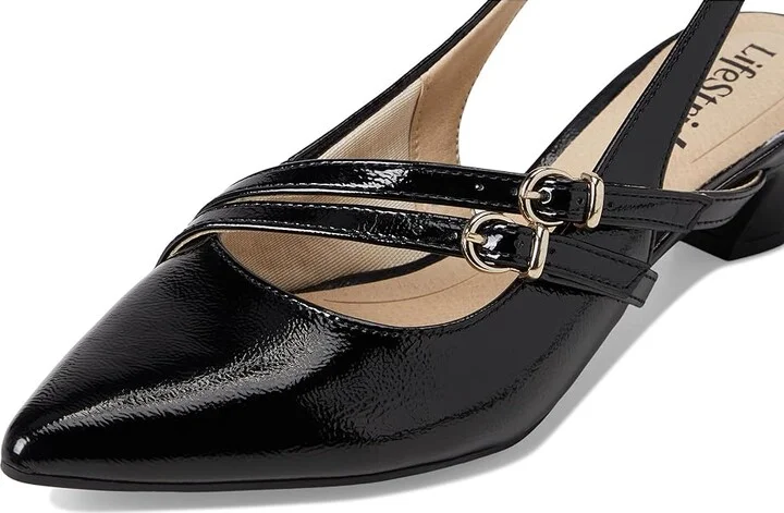 LifeStride Monique High Women's Heels Black : 6 M (B), Leather - Image 7