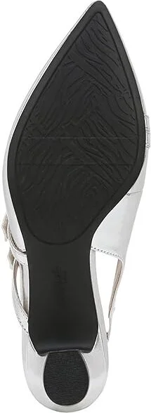 LifeStride Monique High Women's Heels Silver Metallic : 5.5 M (B), Leather - Image 3