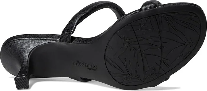 LifeStride Nalani Women's Sandals Black : 8.5 W (C), Faux Leather - Image 3