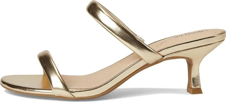 LifeStride Nalani Women's Sandals Platino Gold Metallic : 7 M (B), Faux Leather - Image 6