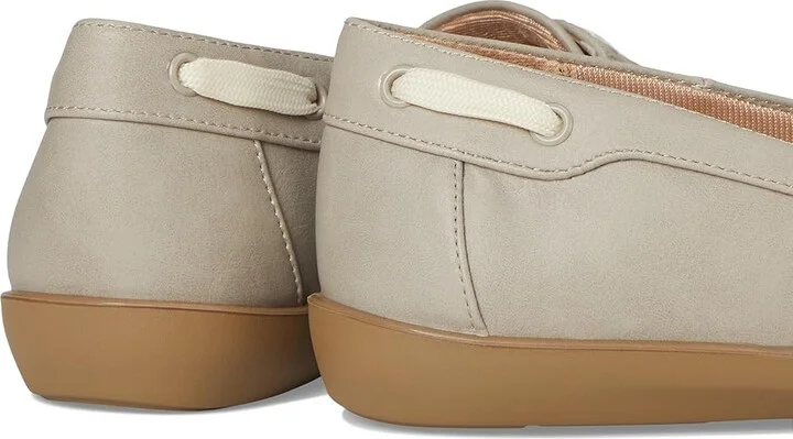 LifeStride Nautical Women's Flat Shoes Light Grey Faux Leather : 7.5 M (B), EVA/Leather/Rubber - Image 7