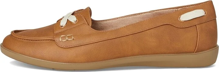 LifeStride Nautical Women's Flat Shoes Tan Faux Leather : 7 M (B), EVA/Leather/Rubber - Image 6