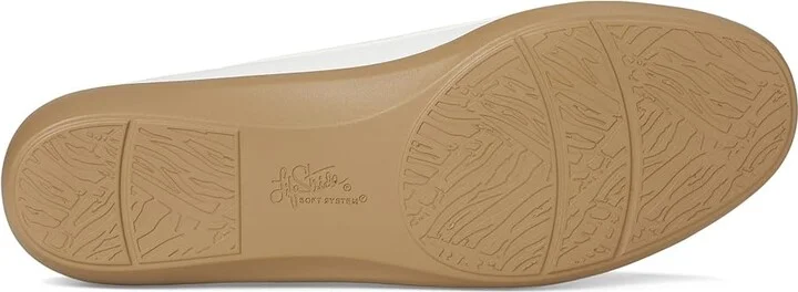 LifeStride Nautical Women's Flat Shoes White Faux Leather : 6 M (B), EVA/Leather/Rubber - Image 3