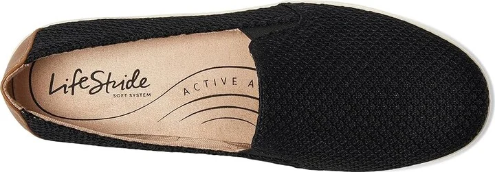 LifeStride Next Level Women's Shoes Black : 9.5 M (B), Textile - Image 2