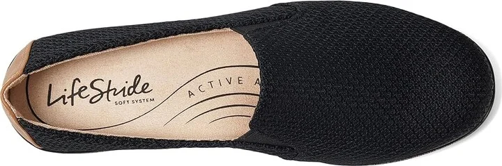 LifeStride Next Level Women's Shoes Black/Black : 9.5 W (C), Textile - Image 2