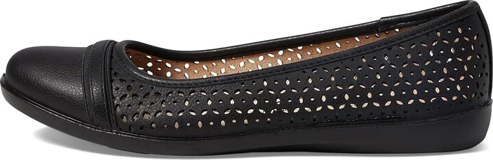 LifeStride Nile Slip-On Flats Women's Flat Shoes Black : 8 M (B), Leather - Image 5