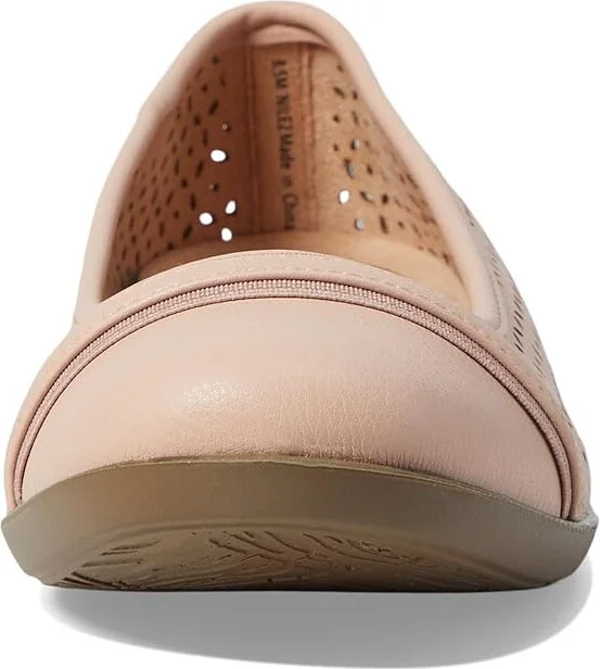 LifeStride Nile Slip-On Flats Women's Flat Shoes True Blush : 10 W (C), Leather - Image 2