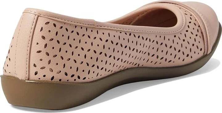 LifeStride Nile Slip-On Flats Women's Flat Shoes True Blush : 10 W (C), Leather - Image 4