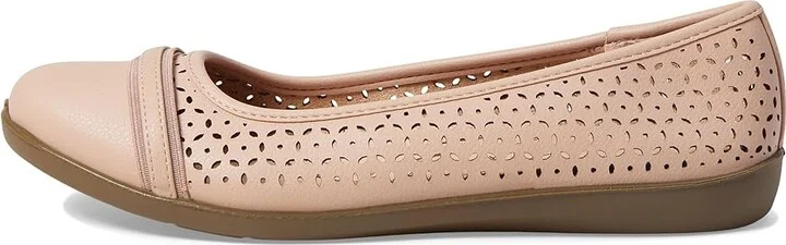 LifeStride Nile Slip-On Flats Women's Flat Shoes True Blush : 10 W (C), Leather - Image 5