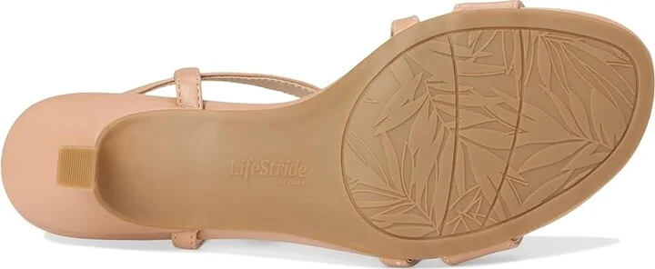 LifeStride Nolita Women's Sandals Sienna Tan Faux Leather : 8.5 W (C), Rubber/Synthetic - Image 3
