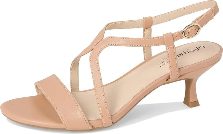 LifeStride Nolita Women's Sandals Sienna Tan Faux Leather : 8.5 W (C), Rubber/Synthetic - Image 5