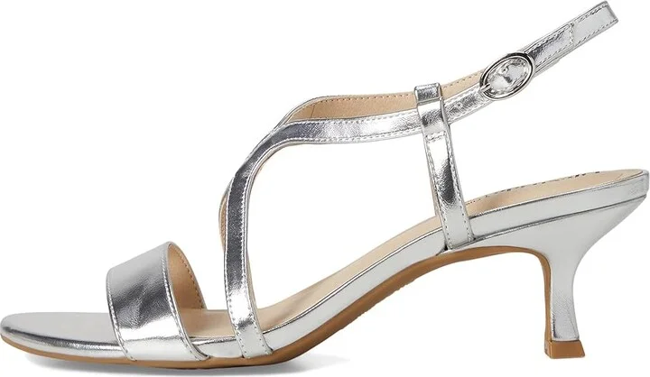 LifeStride Nolita Women's Sandals Silver Faux Leather : 9 M (B), Rubber/Synthetic - Image 6
