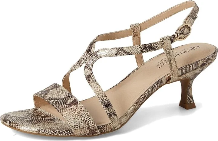 LifeStride Nolita Women's Sandals Taupe Faux Leather : 8 M (B), Rubber/Synthetic - Image 5