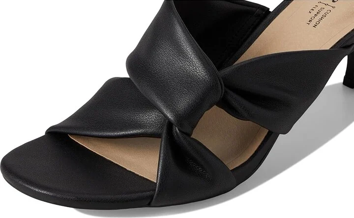 LifeStride Nori Women's Sandals Black Faux Leather : 6.5 M (B), Leather/Rubber - Image 7
