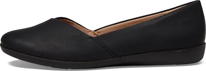 LifeStride Notorious Women's Flat Shoes Black : 7 W (C), Leather - Image 5