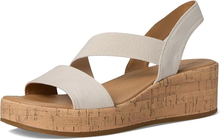 LifeStride Odette Women's Sandals Bone White Fabric : 7.5 W (C) - Image 5