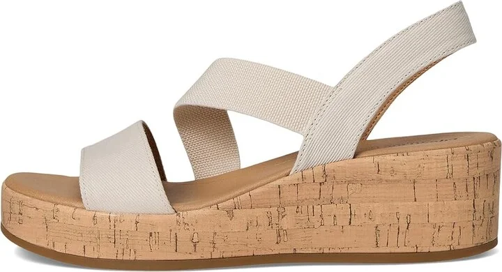 LifeStride Odette Women's Sandals Bone White Fabric : 7.5 W (C) - Image 6