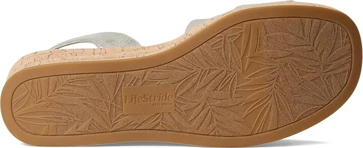 LifeStride Odette Women's Sandals Taupe Faux Leather : 9.5 M (B) - Image 3