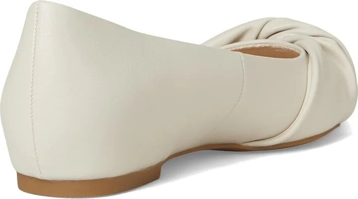 LifeStride Palm Women's Flat Shoes Bone Faux Leather : 7.5 M (B), Leather/Rubber - Image 4